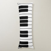 Piano keyboard muzikant geschenk jumbo nieuwigheid lichaamskussen (Voorkant Verticaal)