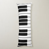 Piano keyboard muzikant geschenk jumbo nieuwigheid lichaamskussen (Achterkant (Verticaal))