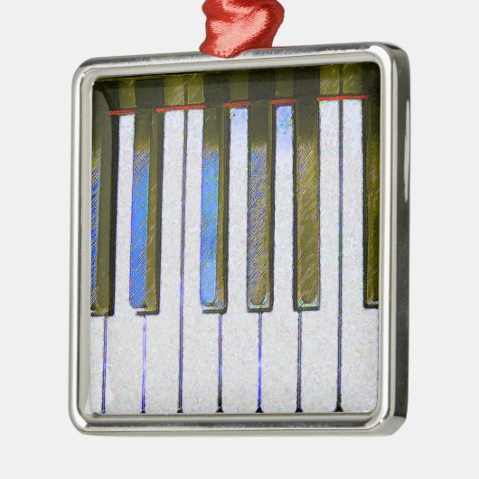 Piano Keyboard Ornament (Links)
