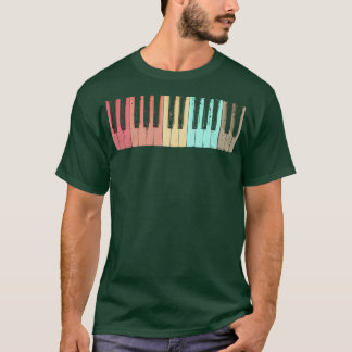 Piano Keyboard Pianist Player Musician Musical Mus T-shirt