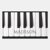 Piano Keys aangepaste naam stickers (Voorkant)