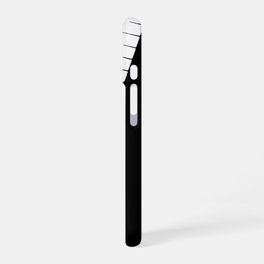 Piano Keys | Angled | Customizable iPhone 16 Hoesje (Linkerkant)