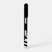 Piano Keys | Angled | Customizable iPhone 16 Hoesje (Rechterkant)