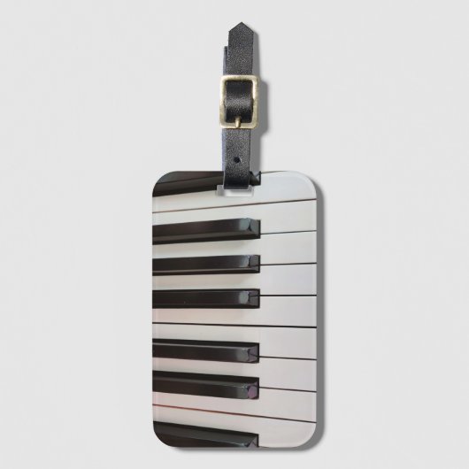 Piano Keys Bagagelabel (Voorkant (verticaal))