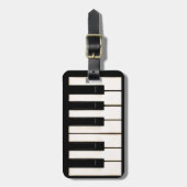 Piano Keys Bagagelabel (Voorkant verticaal)
