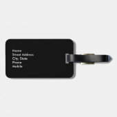 Piano Keys Bagagelabel (Achterkant horizontaal)