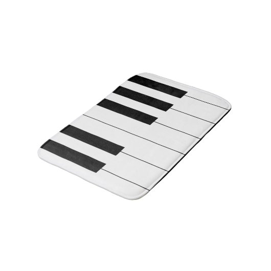 Piano Keys Bath Mat (Gekanteld)