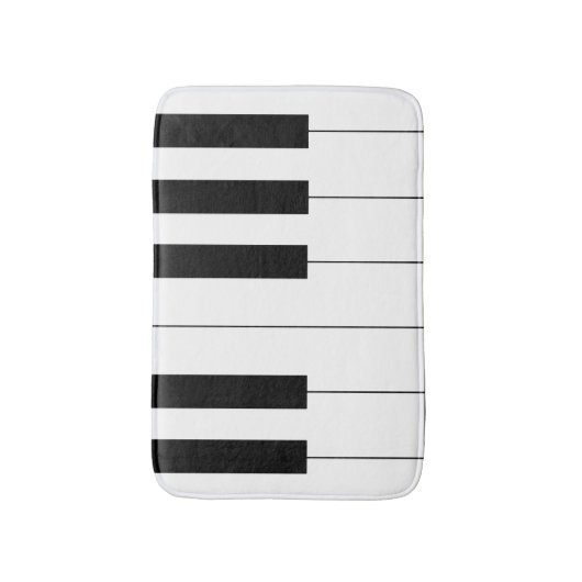 Piano Keys Bath Mat (Voorkant Verticaal)