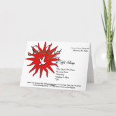 Piano Keys Bedankkaart (Achterkant)