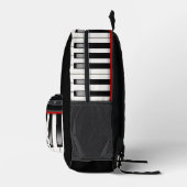 Piano Keys Bedrukte Rugzak (Rechts)