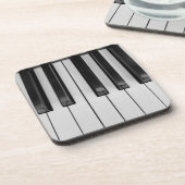 Piano Keys Bier Onderzetter (Linkerzijde)