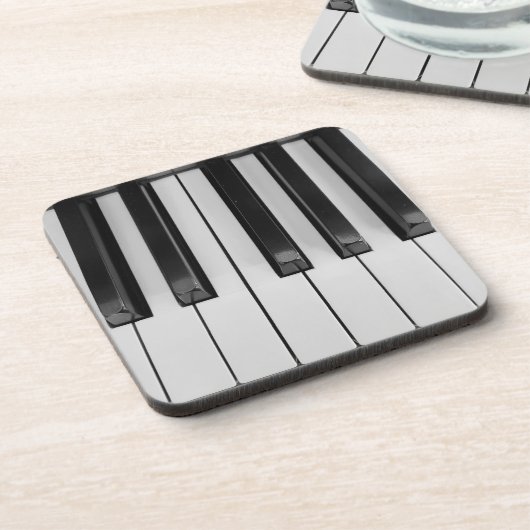 Piano Keys Bier Onderzetter (Linkerzijde)