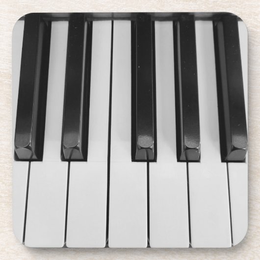 Piano Keys Bier Onderzetter (Voorkant)