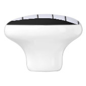 Piano Keys Black en White Keramische Knop (Zijkant)