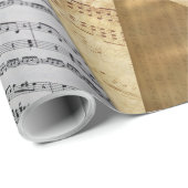 Piano Keys blad Muzieknotities Cadeaupapier (Rol Hoek)