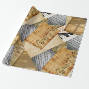 Piano Keys  blad Muzieknotities Cadeaupapier