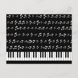 Piano Keys Briefkaart