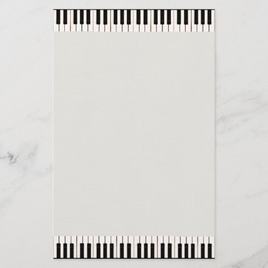 Piano Keys Briefpapier (Voorkant)
