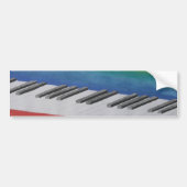 Piano Keys Bumpersticker (Voorkant)