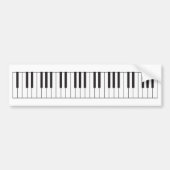 Piano Keys Bumpersticker (Voorkant)