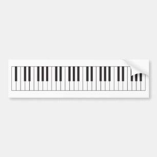 Piano Keys Bumpersticker