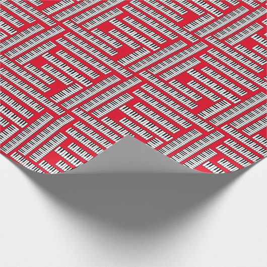 Piano Keys Cadeaupapier (Hoek)