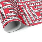 Piano Keys Cadeaupapier (Rol Hoek)