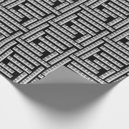 Piano Keys Cadeaupapier (Hoek)