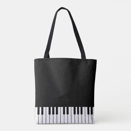 Piano Keys-Canvas tas (Achterkant)