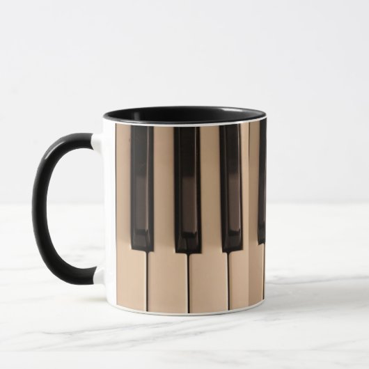 Piano Keys Coffee Mok (Links)