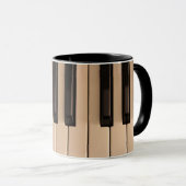 Piano Keys Coffee Mok (Voorkant rechts)