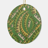 Piano Keys Curved Ceramic Ornament (Links)