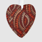 Piano Keys Curved Ceramic Ornament (voorkant)