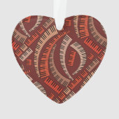 Piano Keys Curved Ceramic Ornament (achterkant)