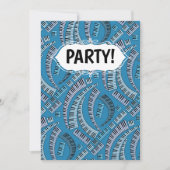 Piano Keys Curved Invitation Kaart (Voorkant)