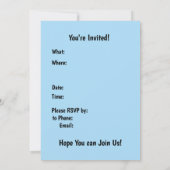 Piano Keys Curved Invitation Kaart (Achterkant)