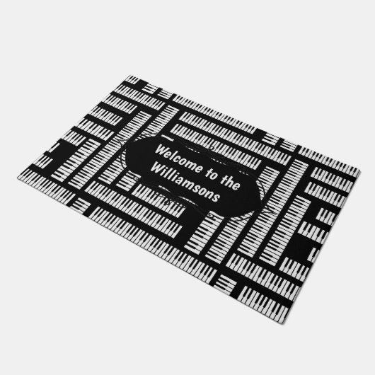 Piano Keys Deurmat (Schuin)