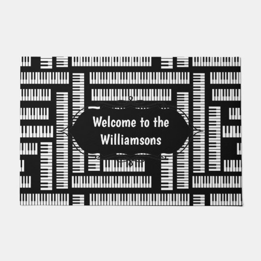 Piano Keys Deurmat (Voorkant)