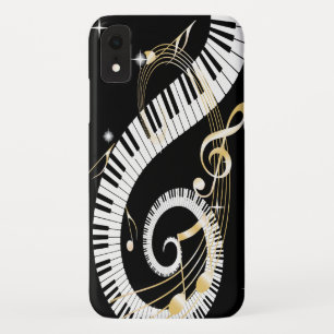 Piano Keys en Golden Muzieknoten Case-Mate iPhone Case