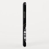 Piano Keys en Golden Muzieknoten Case-Mate iPhone Case (Achterkant/rechts)