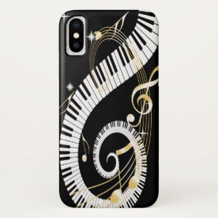 Piano Keys en Golden Muzieknoten Case-Mate iPhone Case