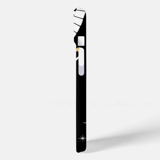 Piano Keys en Golden Muzieknoten Case-Mate iPhone Case (Achterkant / Links)