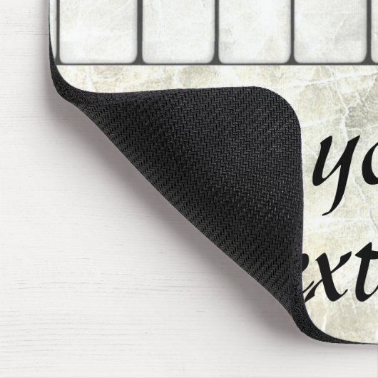 Piano Keys en Parchment Mousepad Muismat (Hoek)