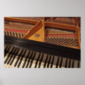 Piano Keys en Pinblock Poster (Voorkant)