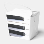 Piano Keys Favoriet Dozen Bedankdoosjes (Achterkant)