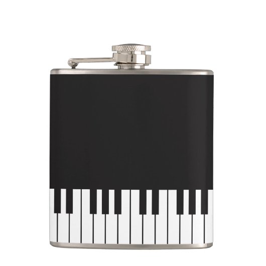 Piano Keys Flask Heupfles (Voorkant)