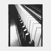 Piano Keys Fleece Blanket Deken (Voorkant)