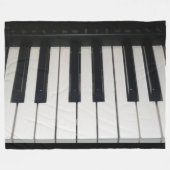 PIANO KEYS FLEECE DEKEN (Voorkant (Horizontaal))