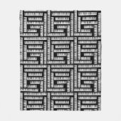Piano Keys Fleece Deken (Voorkant)