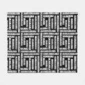 Piano Keys Fleece Deken (Voorkant (Horizontaal))